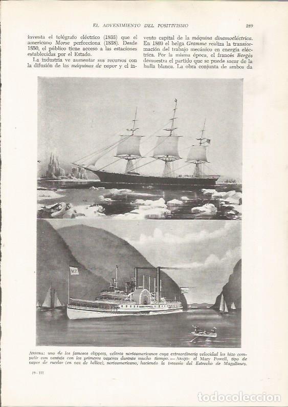 Cartes Postales: LAMINA 26149: Clipper norteamericano y el Mary Powell - VVAA