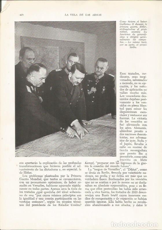 Cartes Postales: LAMINA 26212: Hitler dirigiendo una campa&ntilde;a militar - VVAA