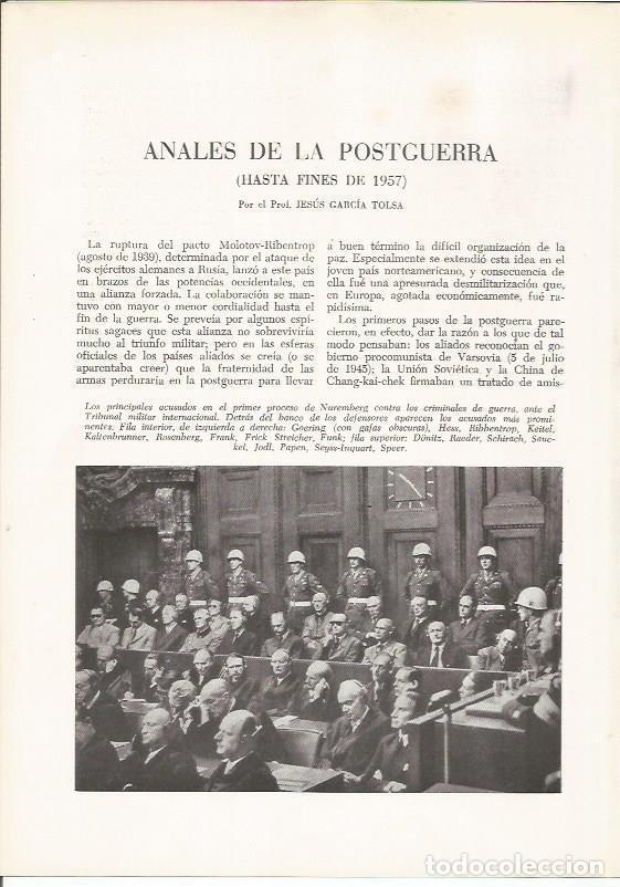 Cartes Postales: LAMINA 26231: Acusados del Proceso de Nuremberg - VVAA