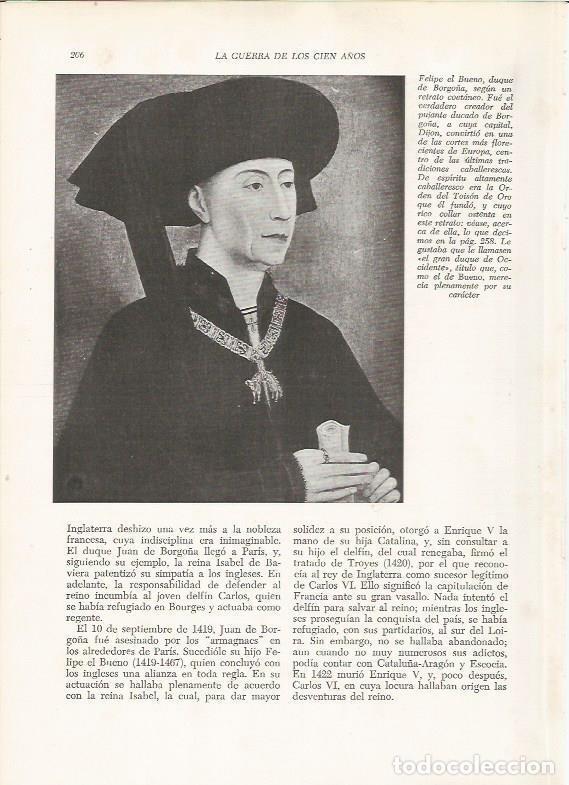 Postkarten: LAMINA 25929: Felipe el Bueno, duque de Borgo&ntilde;a - VVAA