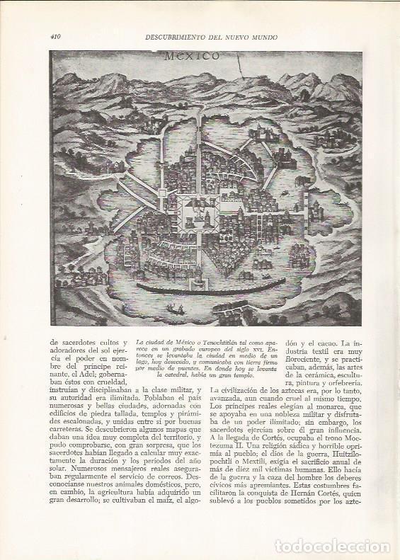 Postkarten: LAMINA 26003: Ciudad de Mexico, grabado del siglo XVI - VVAA