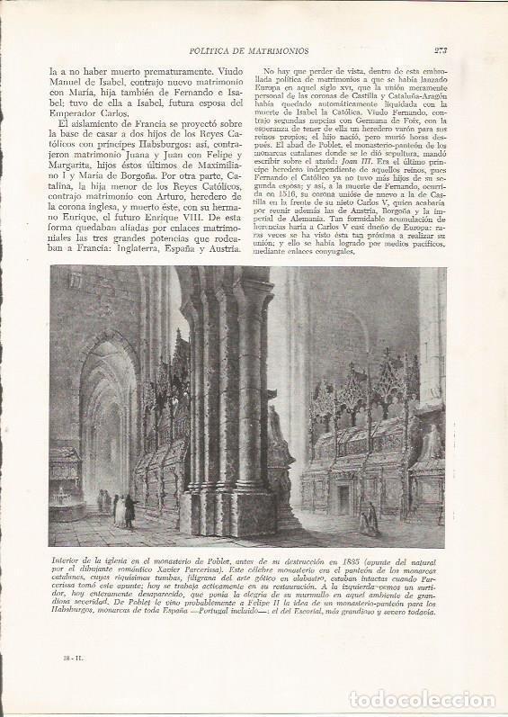 Postkarten: LAMINA 25949: Interior de la iglesia del monasterio de Poblet - VVAA