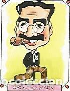 Postais: CROMO CARICATURAS 22 numero 007: GROUCHO MARX - Varios