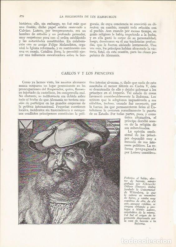 Postais: LAMINA 25989: Federico el Sabio, elector de Sajonia - VVAA