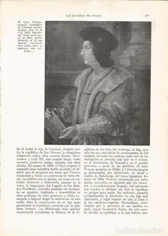 Postais: LAMINA 25978: Gonzalo Fernandez de Cordoba, el Gran Capitan - VVAA