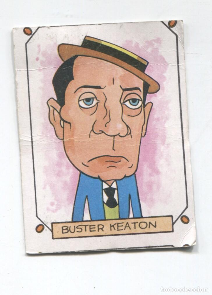 Postais: CROMO CARICATURAS 22 numero 002: Buster Keaton - Varios