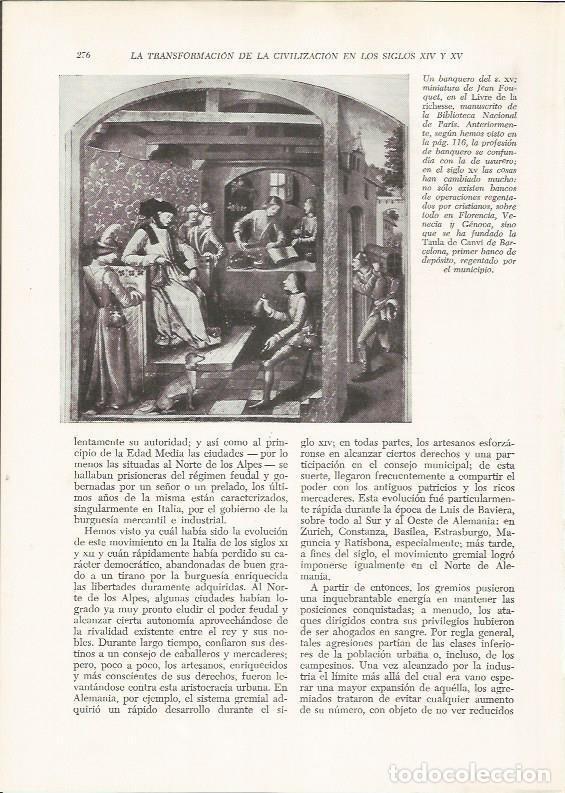 Postais: LAMINA 25950: Banquero del siglo XV - VVAA