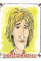 Postais: CROMO CARICATURAS 22 numero 058: ROD STEWARD - Varios