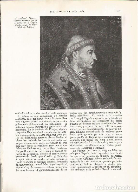 Postais: LAMINA 25975: El cardenal Cisneros - VVAA