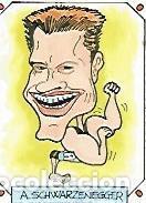 Postais: CROMO CARICATURAS 22 numero 045: ARNOLD SCHWARZENEGGER - Varios