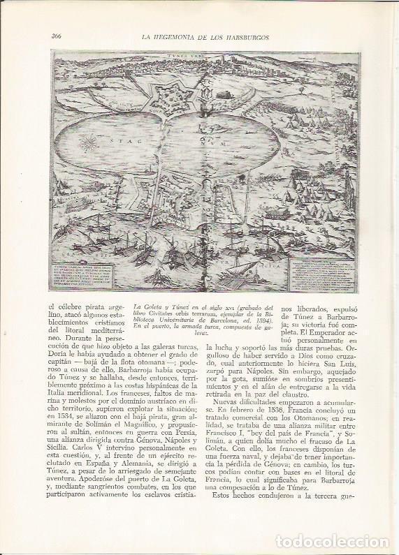 Postais: LAMINA 25987: La Goleta y Tunez en el siglo XVI - VVAA