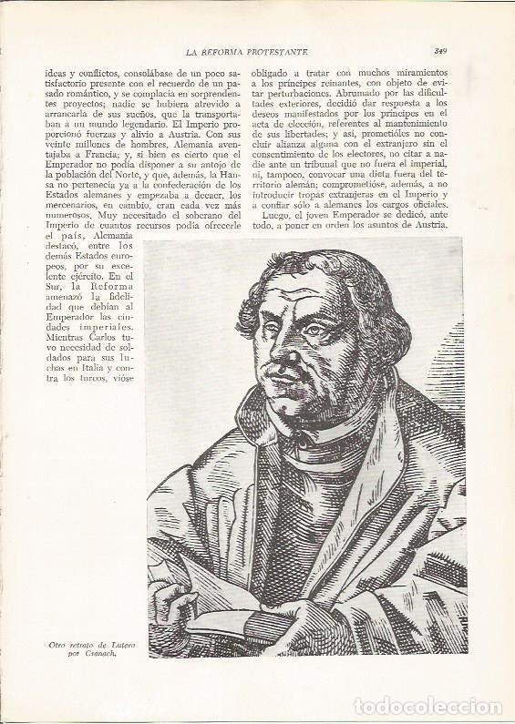 Postais: LAMINA 25982: Lutero, por Cranach - VVAA