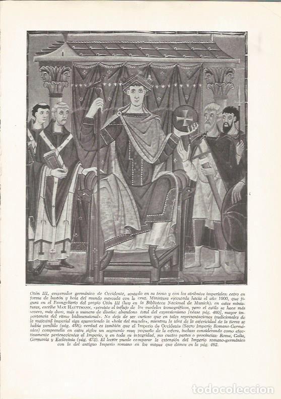 Postais: LAMINA HISTORIA 26318: Oton III de Germania - VVAA