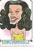 Postais: CROMO CARICATURAS 22 numero 159: BIBI ANDERSON - Varios