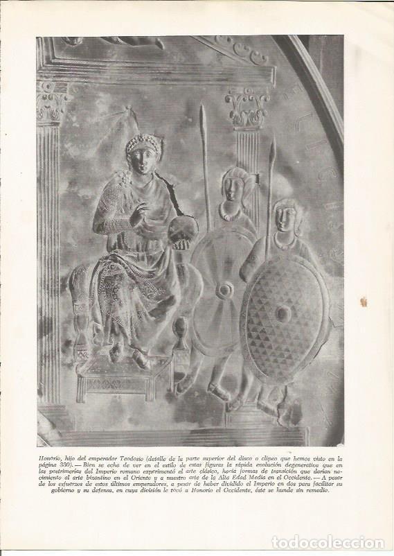 Cartoline: LAMINA HISTORIA 26293: Honorio, hijo del emperador Teodosio - VVAA