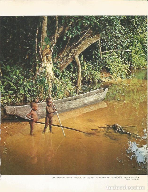 Postkarten: LAMINA 26392: Ni&ntilde;os en el rio Luando. Congo - Edward Weyer, Jr