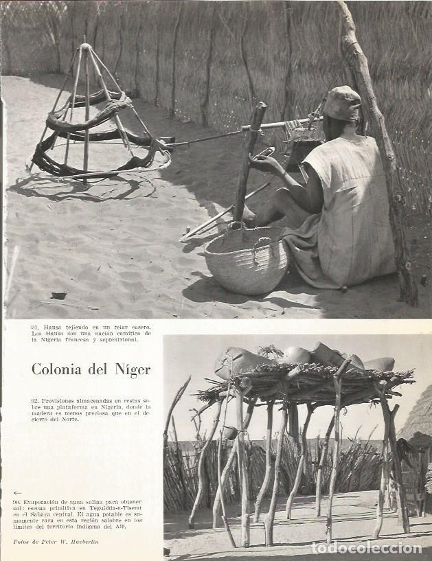 Postkarten: LAMINA 26387: Hausa tejiendo en un telar - Edward Weyer, Jr
