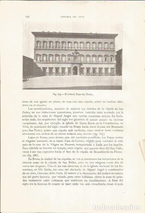 Postais: LAMINA 26801: Palacio Franesio en Roma - J. Pijoan
