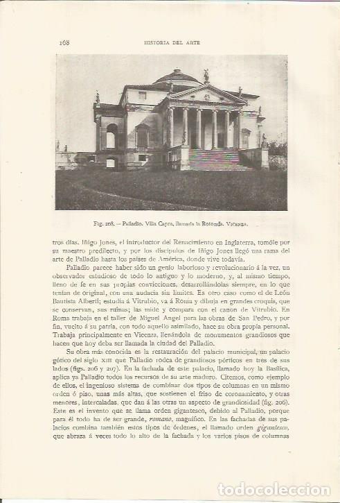 Postais: LAMINA 26809: Villa Capra en Vicenza - J. Pijoan