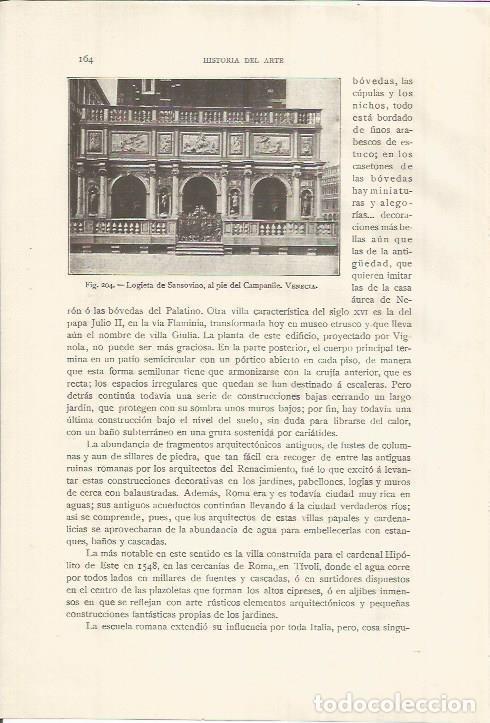 Cartoline: LAMINA 26807: Logieta de Sansovino en Venecia - J. Pijoan