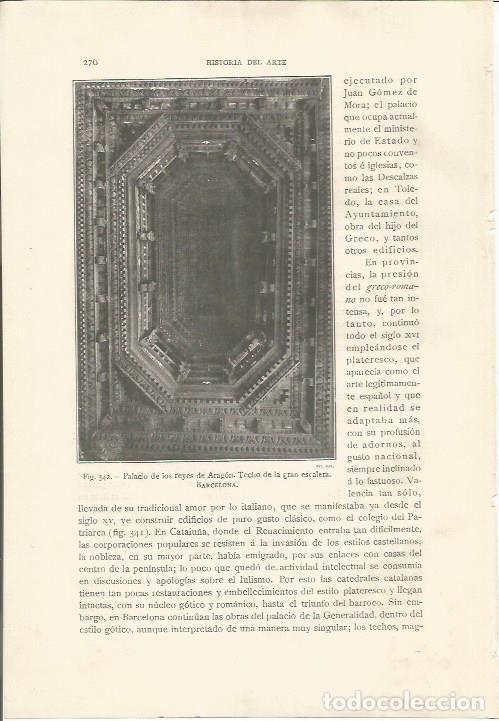 Cartoline: LAMINA 26859: Palacio de los reyes de Aragon en Barcelona - J. Pijoan