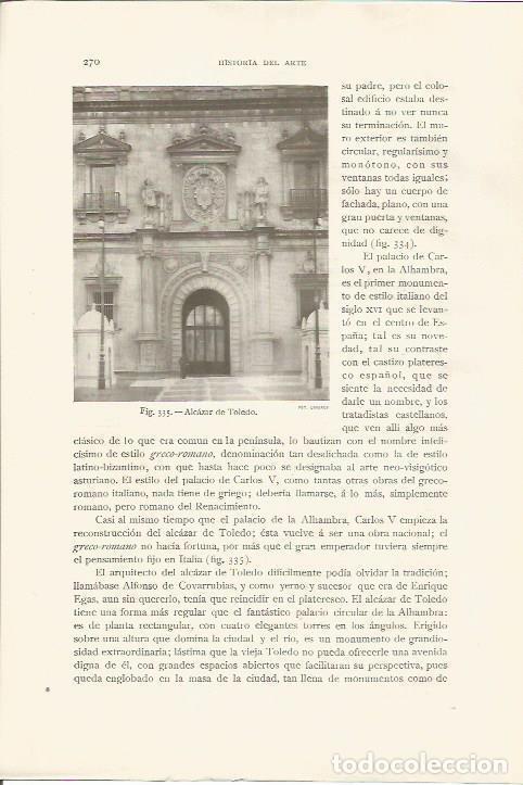 Cartes Postales: LAMINA 26856: Alcazar de Toledo - J. Pijoan