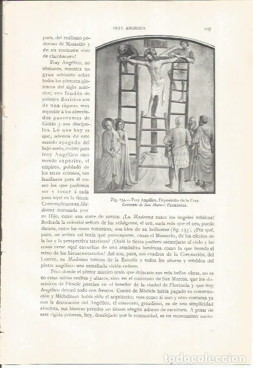 Cartes Postales: LAMINA 26779: Deposicion de la Cruz, por Fray Angelico - J. Pijoan