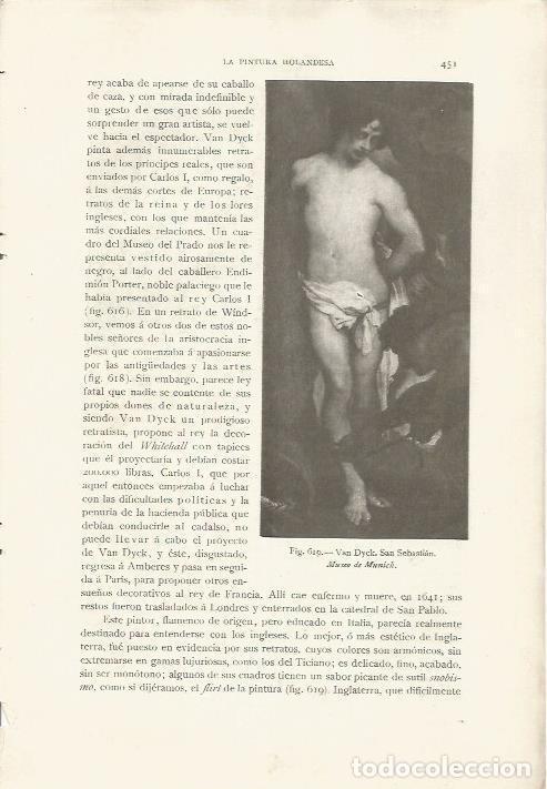 Cartes Postales: LAMINA 26953: San Sebastian, por Van Dyck - J. Pijoan