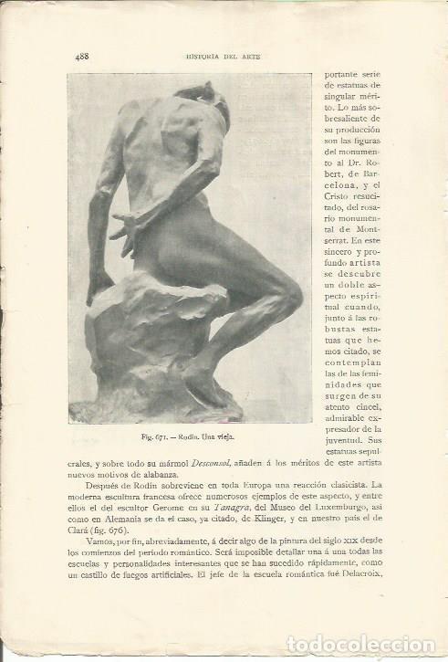 Cartes Postales: LAMINA 26972: Una vieja, por Rodin - J. Pijoan