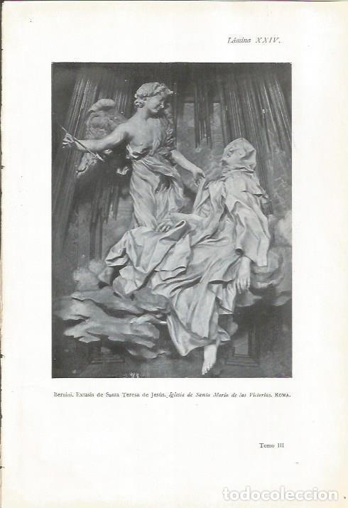Postcards: LAMINA 26902: Extasis de Teresa de Jesus, por Bernini - J. Pijoan