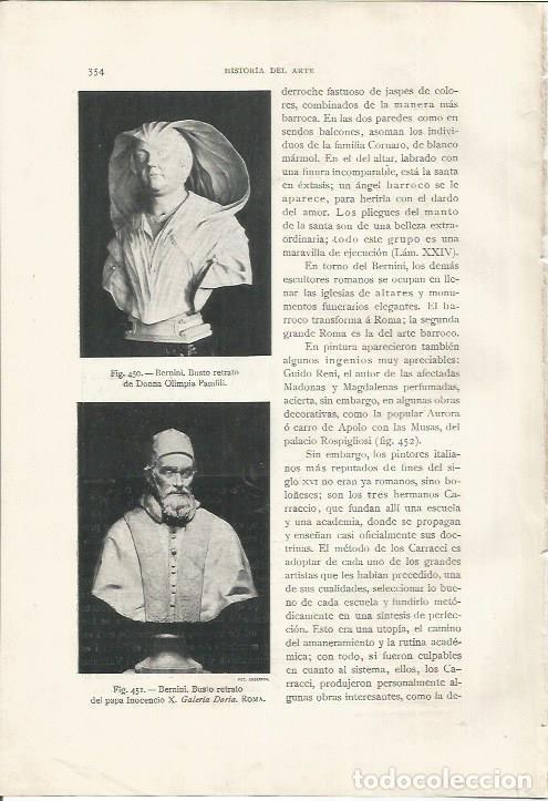 Postales: LAMINA 26903: Bustos por Bernini - J. Pijoan