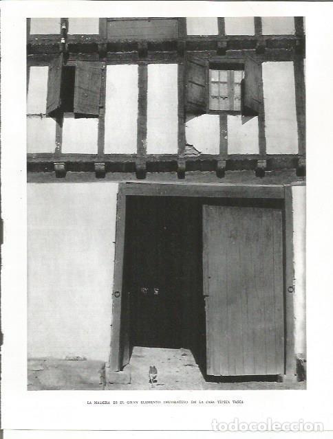 Cartes Postales: LAMINA 26494: Casa tipica del Pais Vasco - Pio Baroja