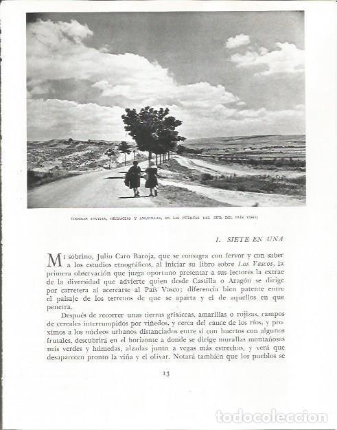 Cartes Postales: LAMINA 26484: Paisaje del sur del Pais Vasco - Pio Baroja