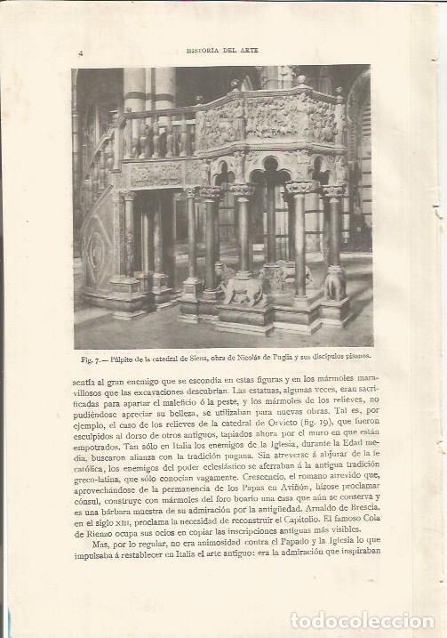 Cartes Postales: LAMINA 26721: Pulpito de la catedral de Siena - J. Pijoan