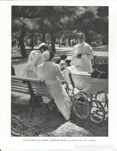 Cartes Postales: LAMINA 26537: Ni&ntilde;eras en San Sebastian - Pio Baroja