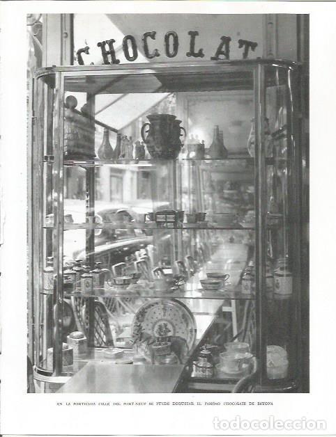 Postais: LAMINA 26671: Chocolateria en Bayona - Pio Baroja