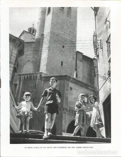 Postais: LAMINA 26613: Iglesia de San Cernin en Pamplona - Pio Baroja
