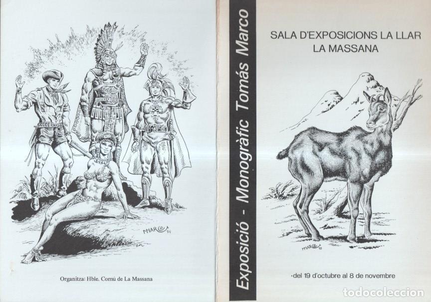 Cartes Postales: Diptico exposicion Tomas Marco en la Massana-Andorra -