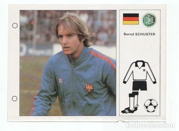 Cartes Postales: Cromo Estrellas del Mundial 82 numero 007: Bernd Schuster-Alemania - varios