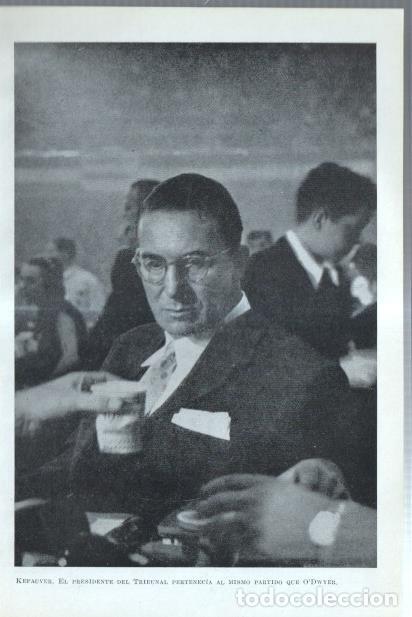 Postkarten: Los Estados Unidos: Lamina numerada 56: Kefauver presidente del tribunal y Robert A.Taft -