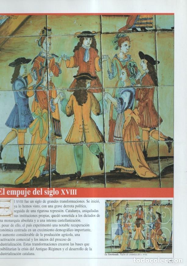 Cartes Postales: Historia de Catalunya: fasciculo : El empuje del siglo XVIII - varios