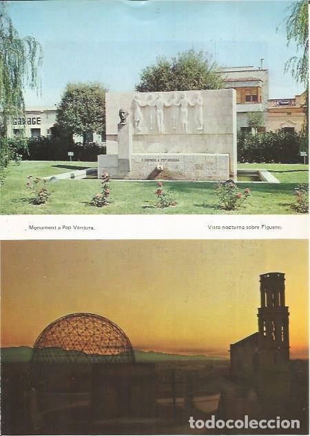 Postales: LAMINA 27094: Vista nocturna de Figueres - Josep M Bernils i Mach
