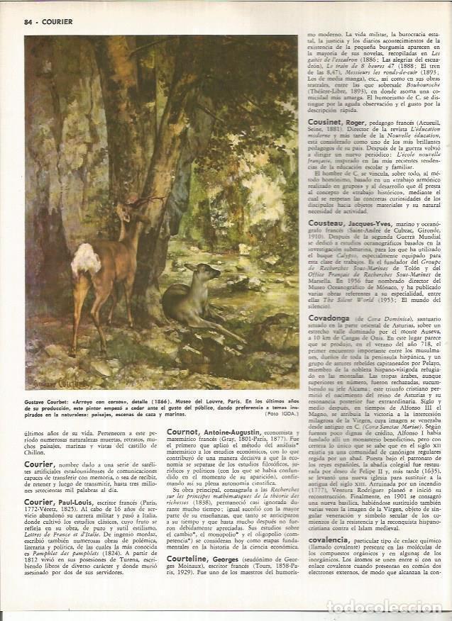 Cartoline: LAMINA MONITOR 01114: Arroyo con corzos, por Courbet - Varios