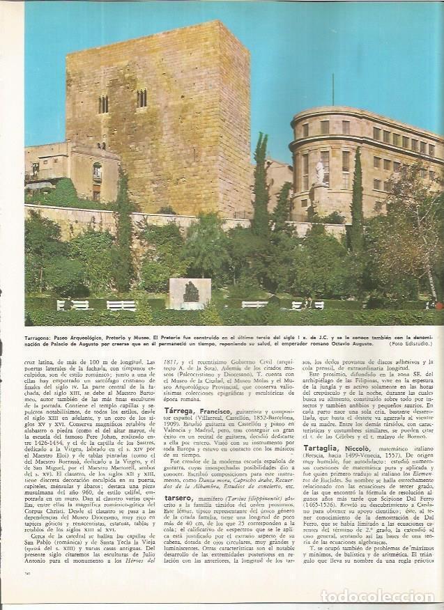 Cartoline: LAMINA MONITOR 01188: Paseo Arqueologico de Tarragona - Varios