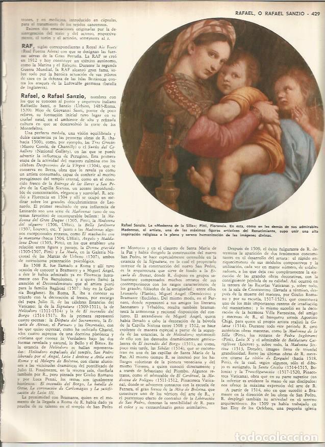 Postales: LAMINA MONITOR 01077: La Madonna de la Silla, por Rafael Sanzio - Varios