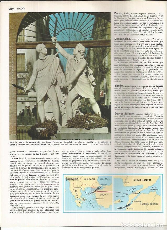 Postales: LAMINA MONITOR 01152: Monumento a Daoiz y Velarde en Madrid - Varios