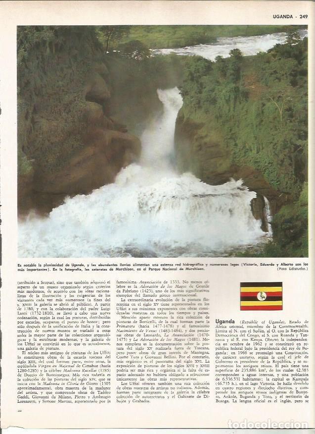 Postcards: LAMINA MONITOR 0876: Cataratas de Murchison, Uganda - Varios