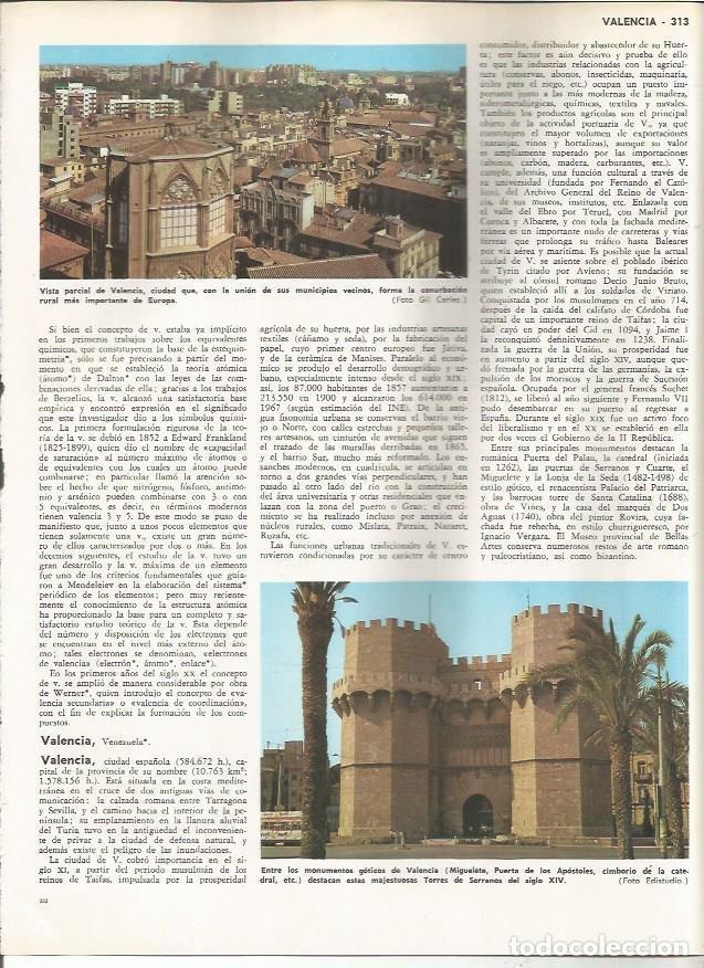 Postcards: LAMINA MONITOR 0891: Torre de Serranos y vista de Valencia - Varios