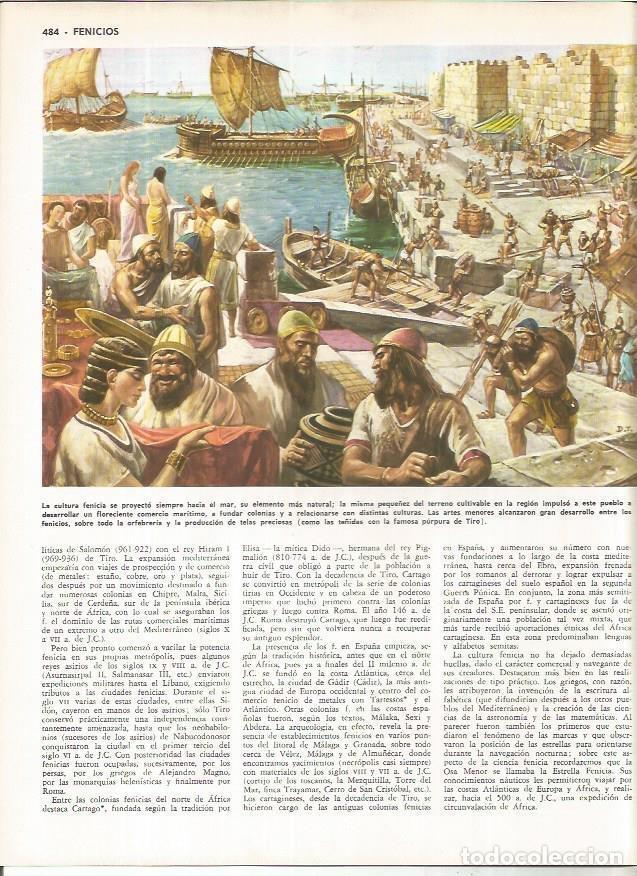 Postais: LAMINA MONITOR 01010: Cultura fenicia - Varios