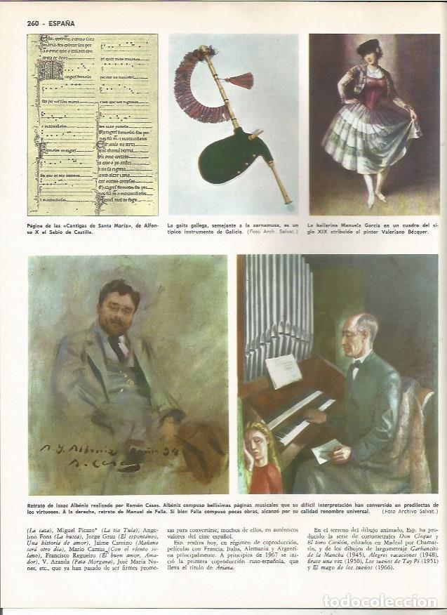 Postales: LAMINA MONITOR 0981: Retrato de Isaac Albeniz, por Ramon Casas - Varios